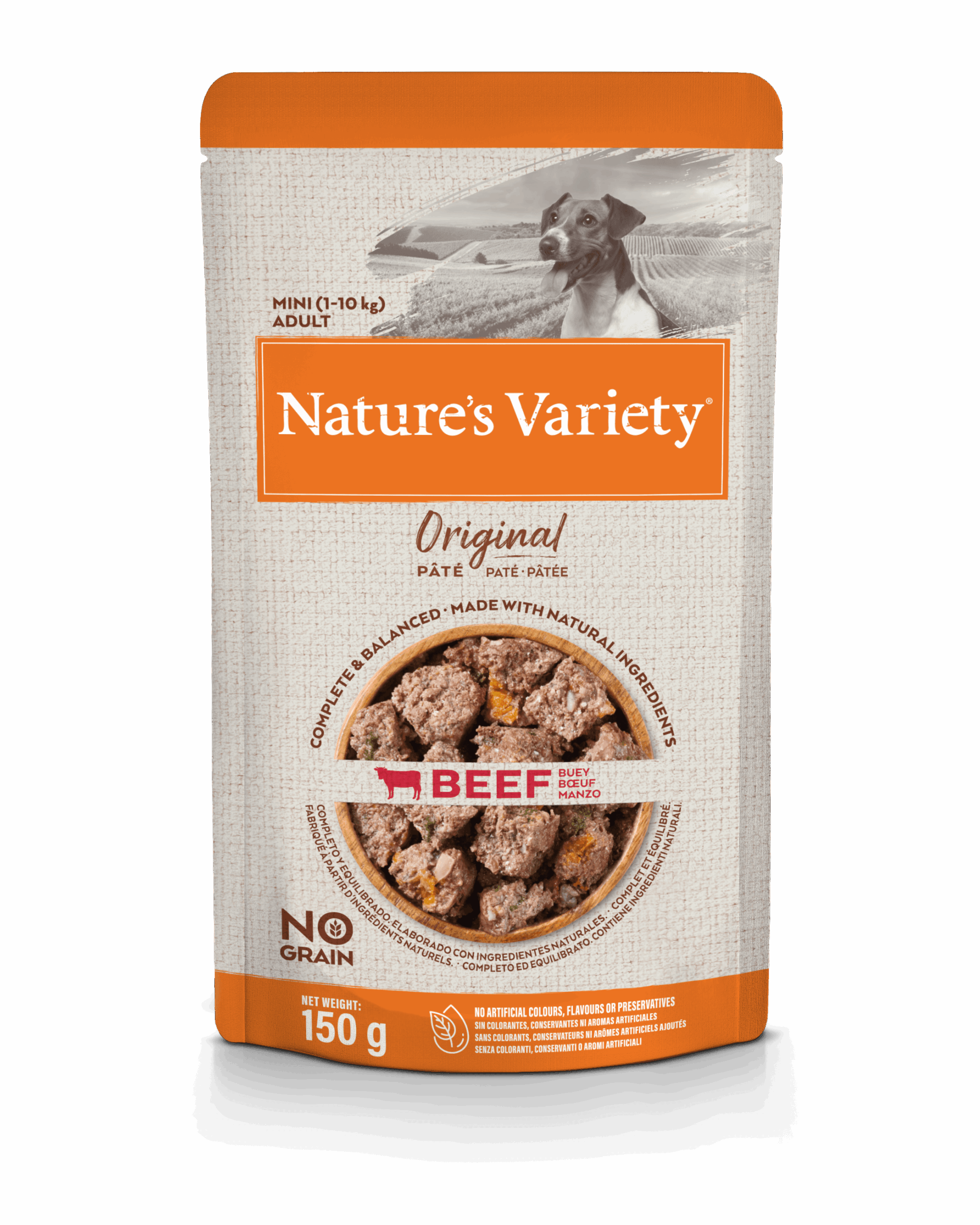 1643370452-447.png Nature's Variety Wet Original Mini Dog (jautiena) 150 g - Image 1
