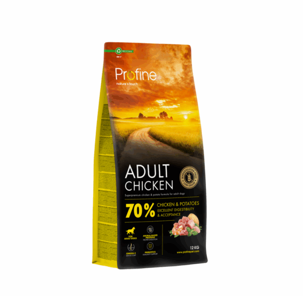 Profine Adult Chicken sausas maistas šunims su vištiena 12 kg - Image 1