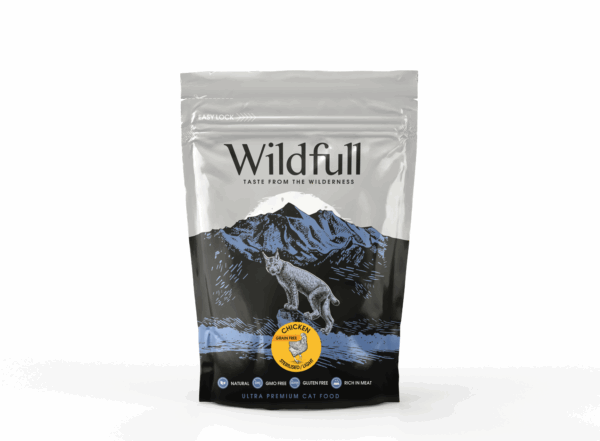 Wildfull Cat Chicken Sterilized sausas maistas katėms 400 g - Image 1