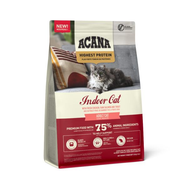 Acana Highest Protein Indoor Cat sausas maistas katėms 1,8kg - Image 1