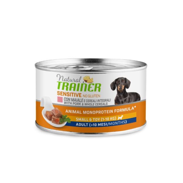 NT Sensitive No Gluten MINI Pork konservas su kiauliena 150g (24) - Image 1