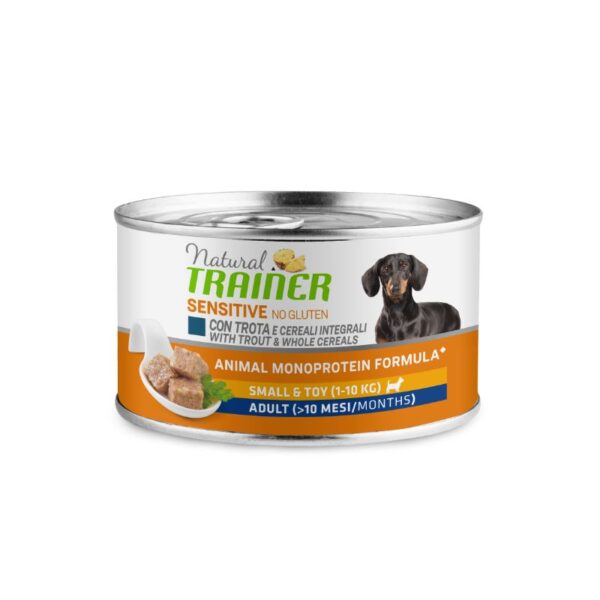 NT Sensitive No Gluten MINI Trout konservas su upėtakiu 150g (24) - Image 1