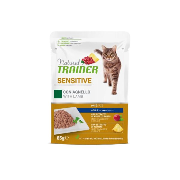 NT Cat Sensitive Lamb pašt. katėms su ėriena 85g 12vnt - Image 1