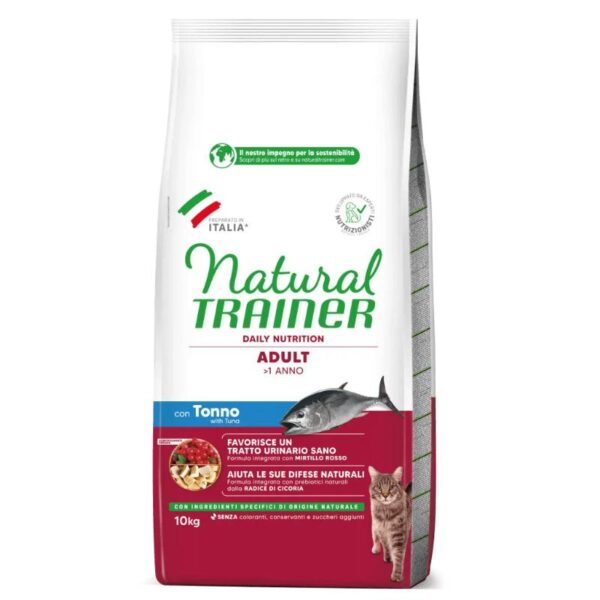 NATURAL TRAINER Cat adult tuna su tunu 10kg - Image 1