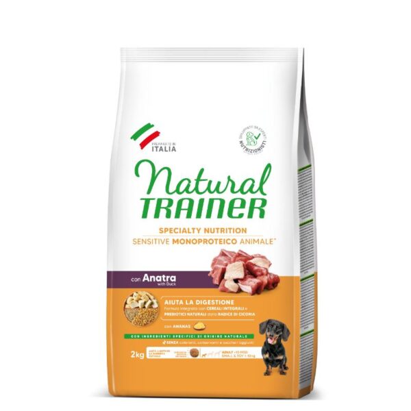 NT ADULT DOG SENSITIVE NO GLUTEN MINI DUCK (antiena) 2kg (6) - Image 1