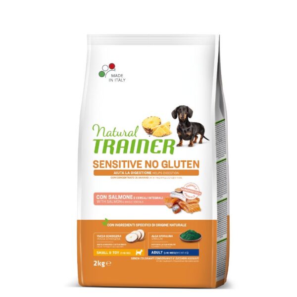 NT ADULT DOG SENSITIVE NO GLUTEN MINI SALMON (lašiša) 2kg - Image 1