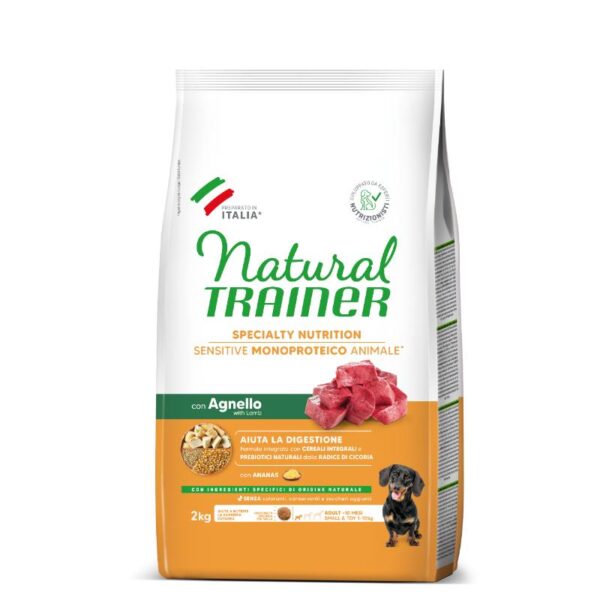 NT ADULT DOG SENSITIVE NO GLUTEN MINI LAMB (ėriena) 2kg - Image 1