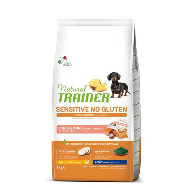 NT ADULT DOG SENSITIVE NO GLUTEN MINI SALMON (lašiša) 7kg - Image 1