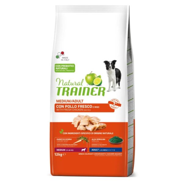 Trainer Natural MEDIUM ADULT su Vištiena 12kg - Image 1
