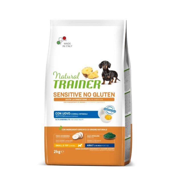 NT ADULT DOG SENSITIVE NO GLUTEN MINI EGG (kiaušinis) 2kg (6) - Image 1