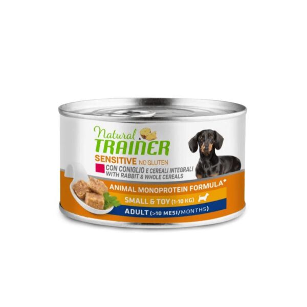 NT Sensitive No Gluten MINI Rabbit konservas su triušiena 150g (24) - Image 1
