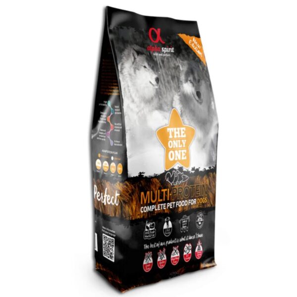 Alpha Spirit Multiprotein drėgnas multi pašaras šunims 12kg - Image 1