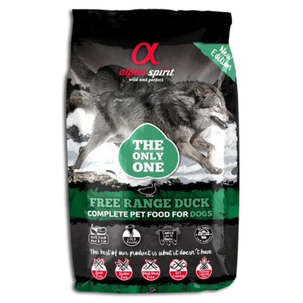 Alpha Spirit Duck pašaras šunims su antiena 3kg - Image 1
