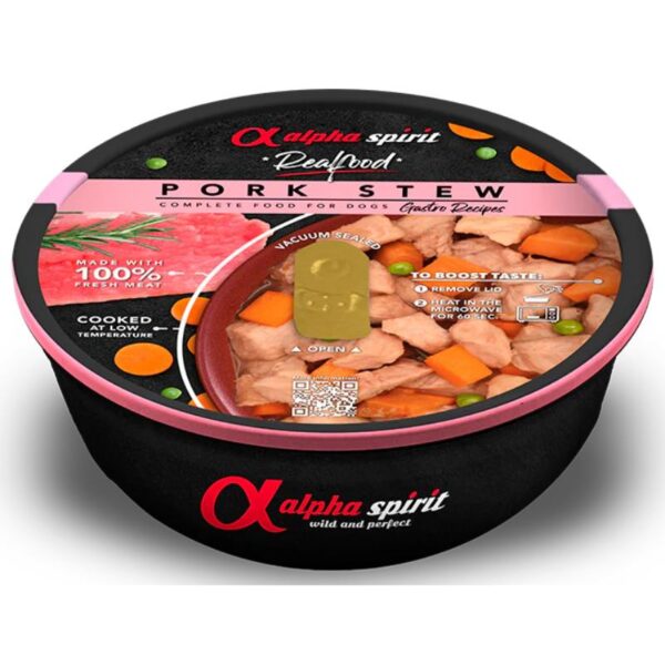 Alpha Spirit Realfood troškinys su kiauliena 280g (9) - Image 1