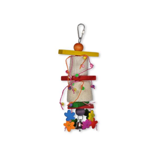 Vadigran Toy bird multi color žaislas paukščiams 27cm - Image 1