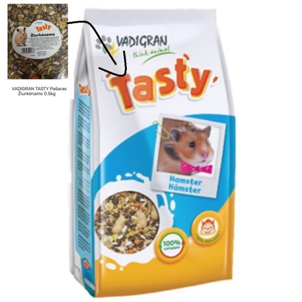 Vadigran Tasty pašaras žiurkėnams 0.8kg - Image 1